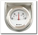 White Face Ammeter Gauge