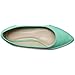 Ollio Women's Shoe Ballet Pointed Toe Pastel Low Flat