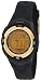 Armitron Women's Chronograph Black with Gold-Tone Accents Digital Sport Watch #456974GLD