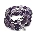 Sterling Silver Precious Purple Amethyst Coil title=