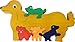 ウッドパズル(親子・犬)