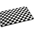 Black & White Checkered Rug