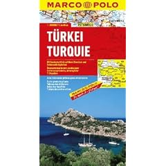 Turquie - Carte routi�re et touristique - Avec 7 plans de centres-villes : Adana, Ankara, Antalya, Istanbul, Izmir, Kayseri et Trabzon (Trap�zonte) - ... de Kibris (Chypre) - Echelle : 1/800 000