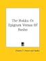 The Hokku or Epigram Verses of Basho