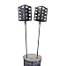 2 - 22" Garden Stake With Florentine Torches