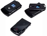 BLACK PROGUARD COVER SNAP-ON CASE for MOTOROLA RAZR / V3 / V3c / V3m