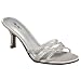 Women's Mossimo® Halle Glitter Sandals - Silver