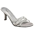 Women's Mossimo&reg; Halle Glitter Sandals - Silver