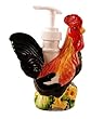 KITCHEN SOAP DISPENSER LOTION JAR, COUNTRY ROOSTER