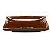 Kitchen & Housewares : Lotus Cinnamon Square Plates- 11.25