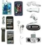 Premium 14-item all accessory essential bundle for Apple iPod Touch :BLACK Leather Case + BLACK Silicone Skin Case + WHITE Silicone Skin Case