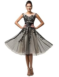 Empire   Waistline Cap Sleeves Applique Ruched Lace Sequined Wrap Sheer Beaded Satin/Tulle Round Neck Sweetheart Cocktail Short Evening Dress/Homecoming Dress/Bridesmaid Dress/Pageant Dress/Prom Dress