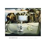 Apparition of Face and Fruit Dish on a Beach, Fine Art Print By Dali