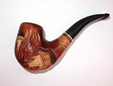 Pear Wood Hand Carved Tobacco Smoking Pipe 