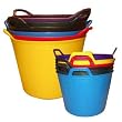 Flexible Rubber Bucket 42 Quarts