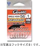 がまかつ(Gamakatsu) SINGLE HOOK 56 SEABASS 4/0 67019