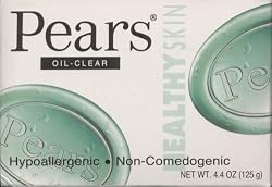 Pears Oil-Clear Hypoallergenic Non-Comedogenic 4.4 oz ( Pack of 2)