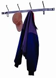 Enclume HCR5 Finishing Touches Hat and Coat Rack, Hammered Steel