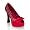 Red Glitter-Satin