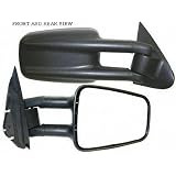 00-03 GMC YUKON MIRROR RH (PASSENGER SIDE) SUV, Manual, Telescoping Type, Flat Glass... by Parts Train