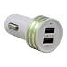LipiWorld Style Round 2-Port USB Car Charger With Smart Sharing for iPad,iPhone,Samsung,Google,Sony,LG,HTC and More each USB Port Fast Charger Round Car Charger RS.189.00