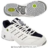 K-Swiss - Men's Glaciator Tennis Shoes (White/Navy)
