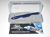 Fisher Bullet - Lacquered Chrome Blueberry Blue Ballpoint Pen - 400BB