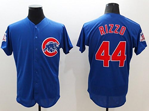 Chicago Cubs Men's #44 Anthony Rizzo Baseball Alternate Jersey Blue M