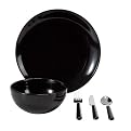 20 - pc. Dining Set - Black