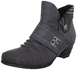Rieker 79183-46, Damen Klassische Halbstiefel & Stiefeletten, Grau (basalt/braun-grau 46), EU 40