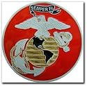 Alfred Hitch Cover - Class II Hitch Cover 1-1/4", Semper Fi Marines (20018)