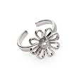 CZ Daisy Sterling Silver Toe Ring