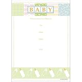 Baby Shower Gingham Quilt Invitations (8 count)