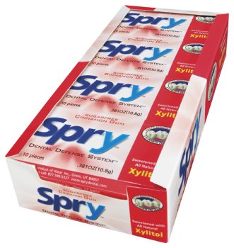 Xlear - Spry Sugar Free Gum Cinnamon, 20 packs