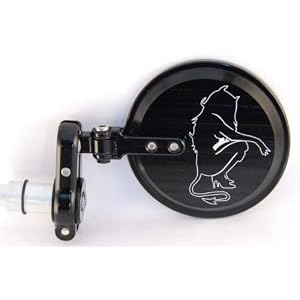 PSR Devil Folding Bar End Motorcycle Mirror Left Side by 