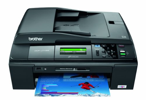 Brother DCP-J715W Wireless Colour Inkjet Multifunction Printer with 8.4cm Colour LCD and Automatic Document Feeder