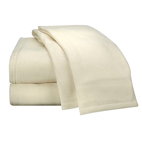 Clara Clark Micro Polar Fleece Bed Sheet Set, Queen Size, Beige Cream Apparel Accessories