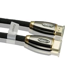 KanaaN Platinum 3D High Speed HDMI-Kabel HDMI Kabel mit 24K vergoldeten Anschl�ssen 4-fache Abschirmung - HDMI 1.4 - 24k vergoldete Anschl�sse - Full HD - 1080p - 2,1 Meter Kabell�nge f�r 3D TV, Xbox 360, Sony Play Station 3 (PS3), DVD, Blu-ray, HDTV, LCD, Plasma