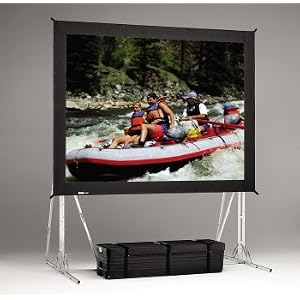 Da-Lite Fast-Fold Truss Frame Da-Mat - Projection screen - white
