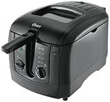 Oster CKSTDFZM55 3-Liter Cool Touch Deep Fryer, Black