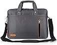 JOMEI 15-15.6 Inch Fashion Durable Shockproof Waterproof Computer Laptop/Notebook/Tablets/MacBook Messenger Bag Carry Case Briefcase (Black)