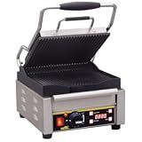 Buffalo Single Contact Grill Ribbed plates.