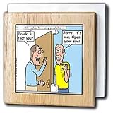 Buy Cyclops Answers the Door - 6 Inch Tile Napkin Holder by 3dRose LLC