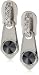 Nicky Hilton Sterling Silver Zipper Earrings With Cubic Zirconia Nicky Hilton Sterling Silver Zipper Earrings With Cubic Zirconia