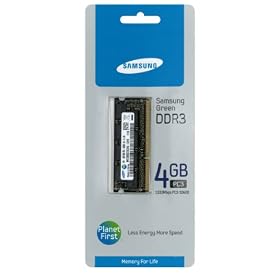 Samsung MV-3T4G4 4GB DDR3 Laptop SDRAM (1333MHz PC3-10600) by