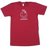 HAPPY GRANDMOTHER Flower-bow Design Tee Shirt! - GREAT new Grandparent gift! at Footsteps Clothing