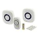 ETvalley Wireless Doorbell Kit, Plug-in & Battery Operated Receiver, Two Doors Bell Receivers and a Bell, White with Blue LEDs