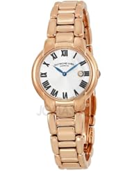 Raymond Weil Jasmine Silver Dial Rose Gold PVD Steel Ladies Watch 5229-P5-01659