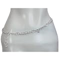 Valentine Day Gift Silver Belly Chain Length 35 inches (b262)