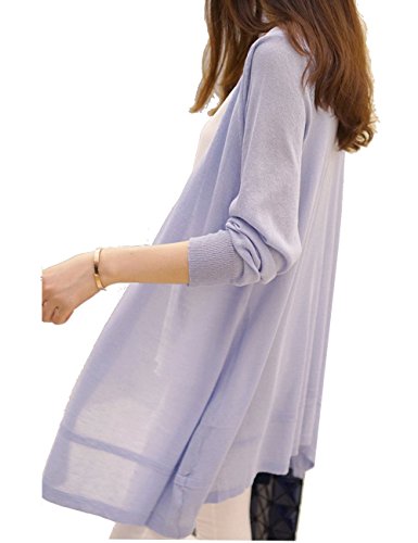 【PALERO・パレロ】 カーディガン ニット レディース セーター 選べる4色 春 夏 秋 エレガンス  ロング丈 レース すけ感 シンプル